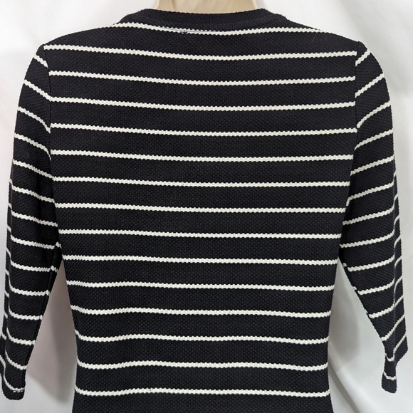 Mango Striped Bodycon Dress Sz XS - Picture 8 of 13